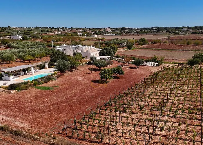 בית נופש Td Trulli Perla Bianca Trulli W Pool Vineyards מרטינה פרנקה