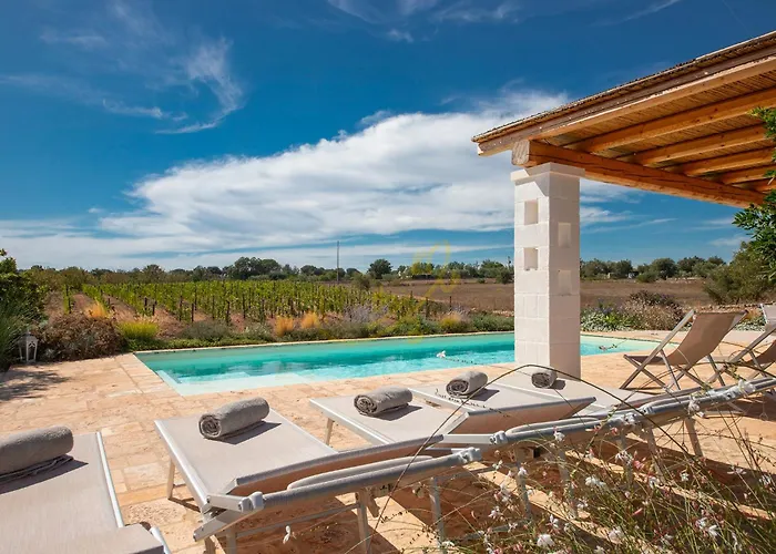 בית נופש Td Trulli Perla Bianca Trulli W Pool Vineyards