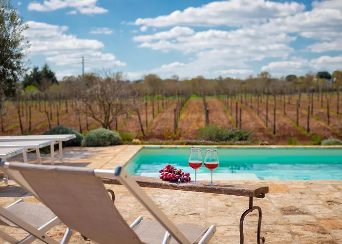 בית נופש Td Trulli Perla Bianca Trulli W Pool Vineyards